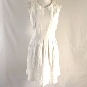 NWT Michael Kors White Cotton Sleeveless Dress